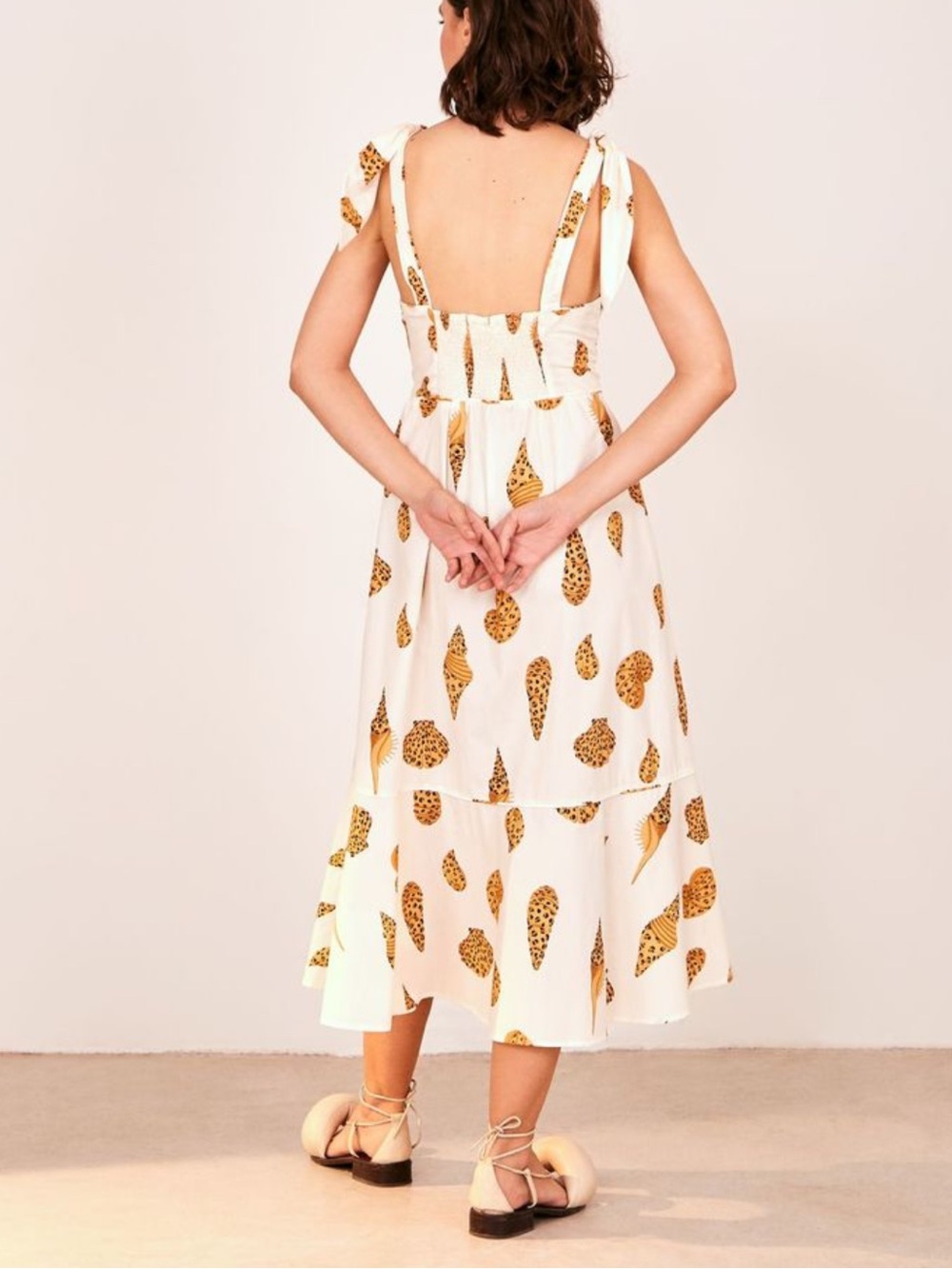 Farm Rio NEW Leopard Shell Midi Dress - Picture 15 of 16
